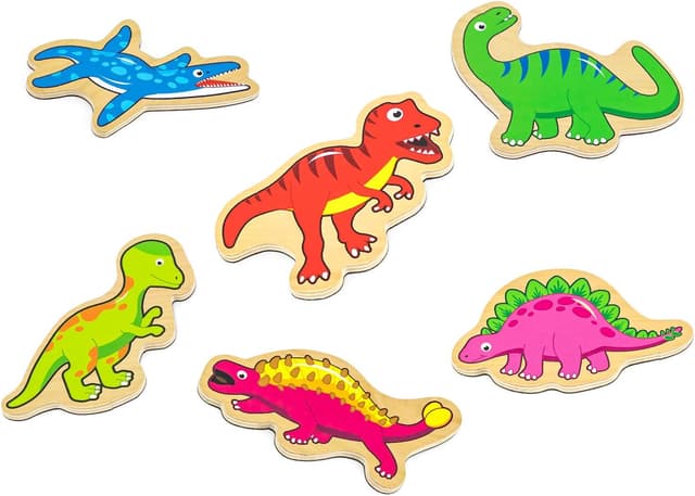 Detalle de Viga Toys Magnetspielzeug Dinosaurierwelt