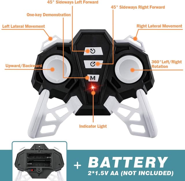 Detalle 2 de Buoeuik Voiture RC 4WD 360°