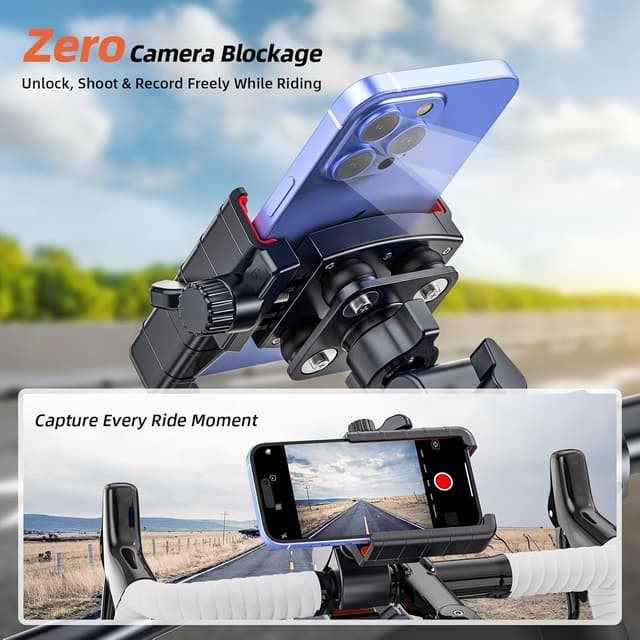 Thumbnail 2 de Marsrider 3rd-Gen Motorcycle Phone Mount 4.7-7"