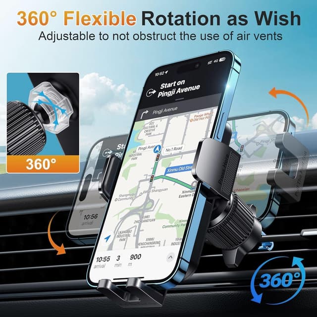 Thumbnail 3 de DOLYOFG Car Phone Holder Vent phone mount