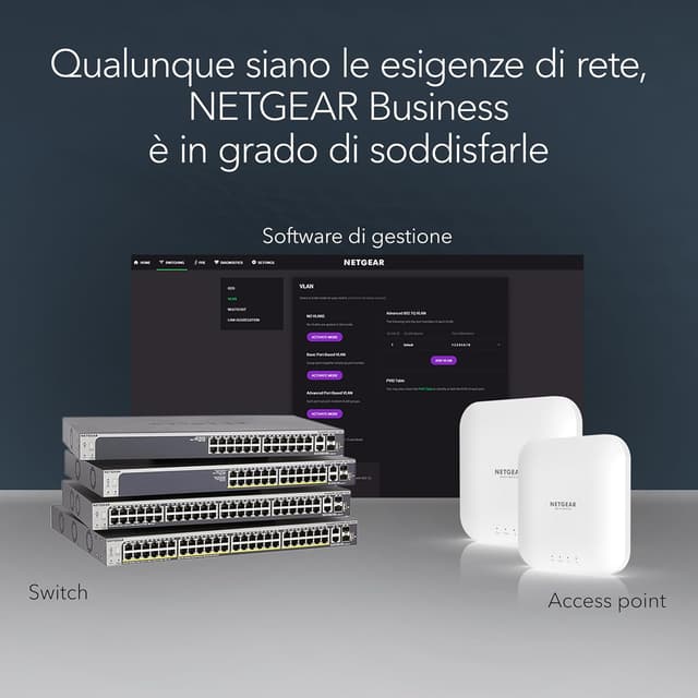 Detalle de NETGEAR 5 Port PoE Switch GS305PP (4 PoE+ ports) — compact plug-and-play for desktop or wall