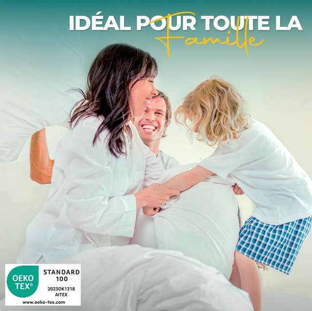 Detalle de Utopia Bedding Protège-matelas imperméable 70 x 140 cm (pour matelas jusqu’à 15 cm) en jersey doux – Blanc