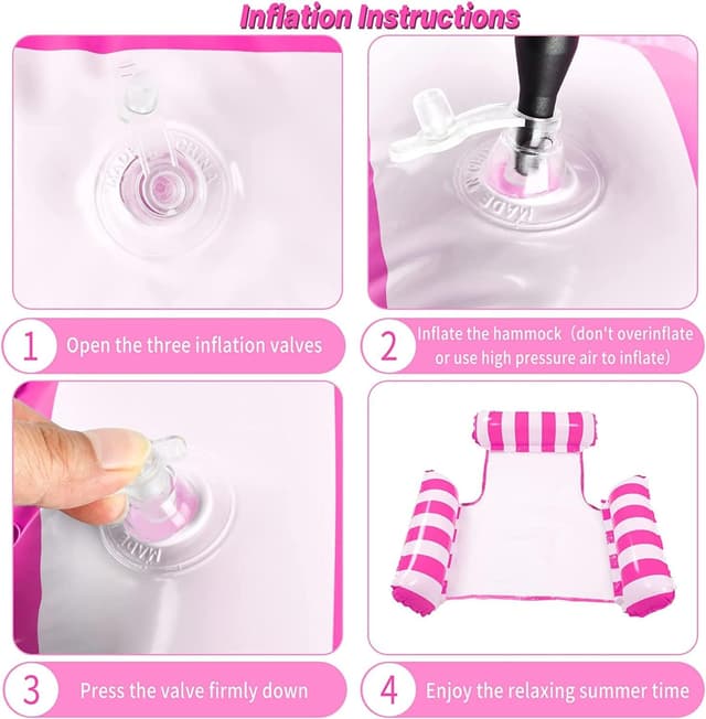 Thumbnail 5 de Alintor 2 Pack Inflatable Pool Floats 150 kg