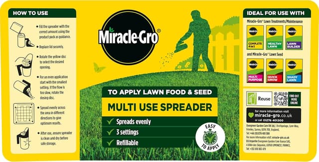 Detalle 2 de Miracle-Gro Compact Lawn Spreader