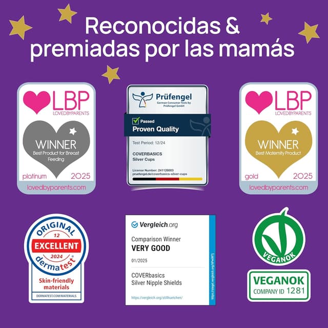 Thumbnail 3 de COVERbasics Pezoneras en Plata SilverCups