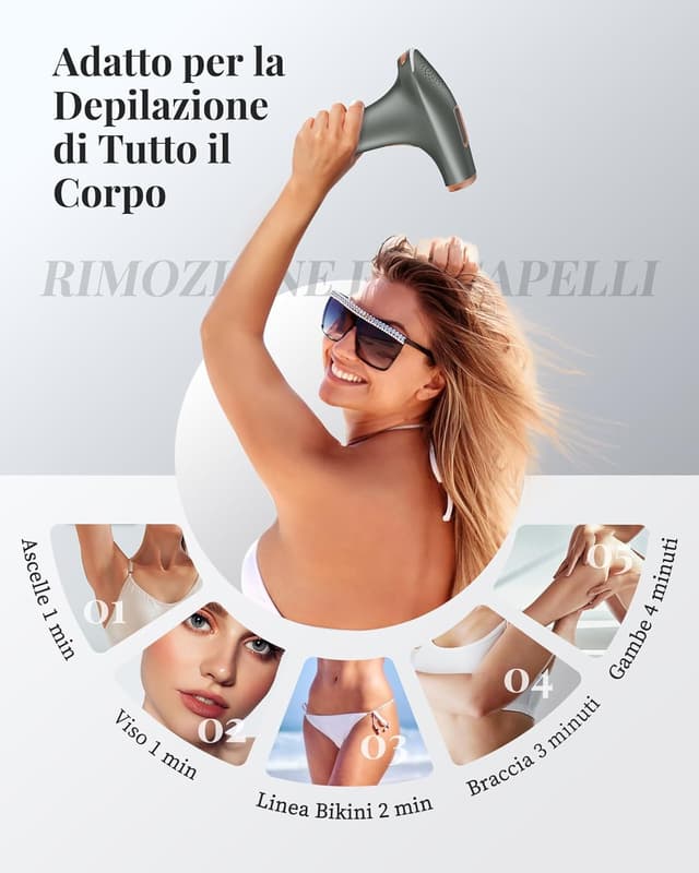 Thumbnail 4 de Haarlosy epilatore luce pulsata 9 livelli