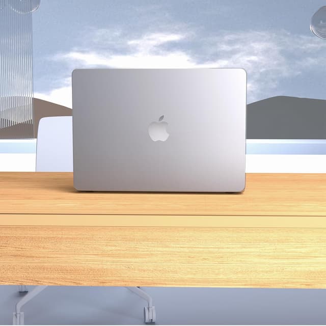 Thumbnail 6 de eleger Matte Crystal Case for MacBook Neo 13 inch (A3404 A18 Pro) in Silver Transparent – ultra-thin hard cover