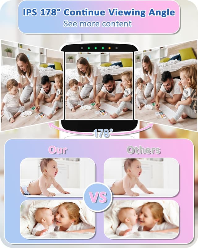 Detalle 2 de HelloBaby Babyphone mit 29-Stunden-Akku