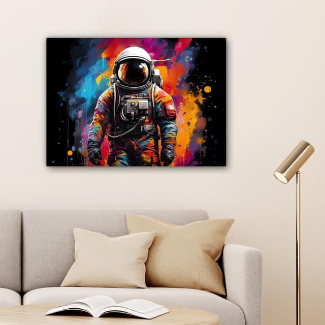 Thumbnail 5 de Impression sur toile 80x60 cm astronaute