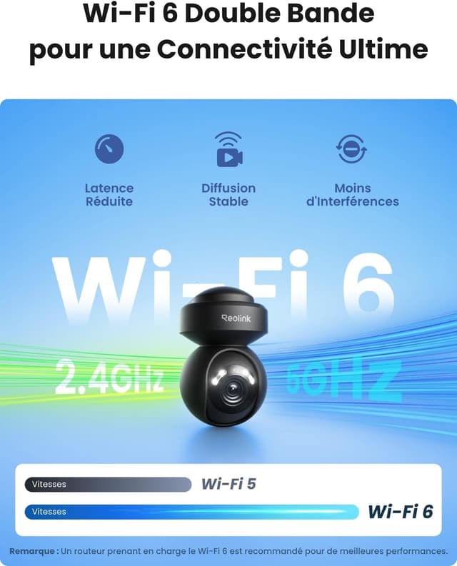 Thumbnail 5 de Reolink 4K PTZ Wi‑Fi 6 Extérieure 3X Zoom