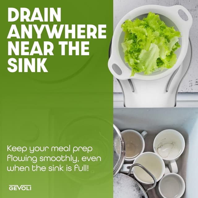 Thumbnail 4 de Gevoli Collapsible Colanders 3-Pack 🍽