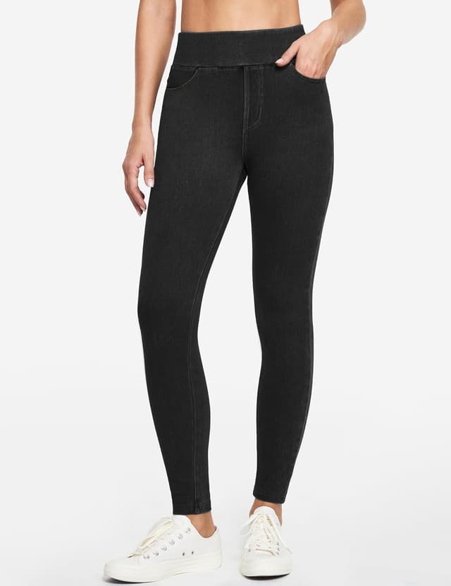 Detalle 2 de IUGA Stretchy High-Waist Jeggings — Tummy Control