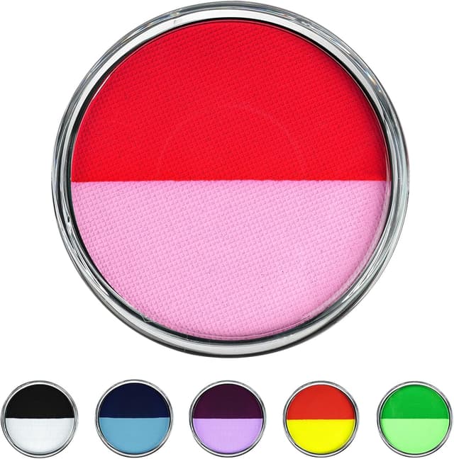 Detalle de LOPHE Body Paint: pittura viso e corpo bambini, 2 colori, base acqua (30 g)