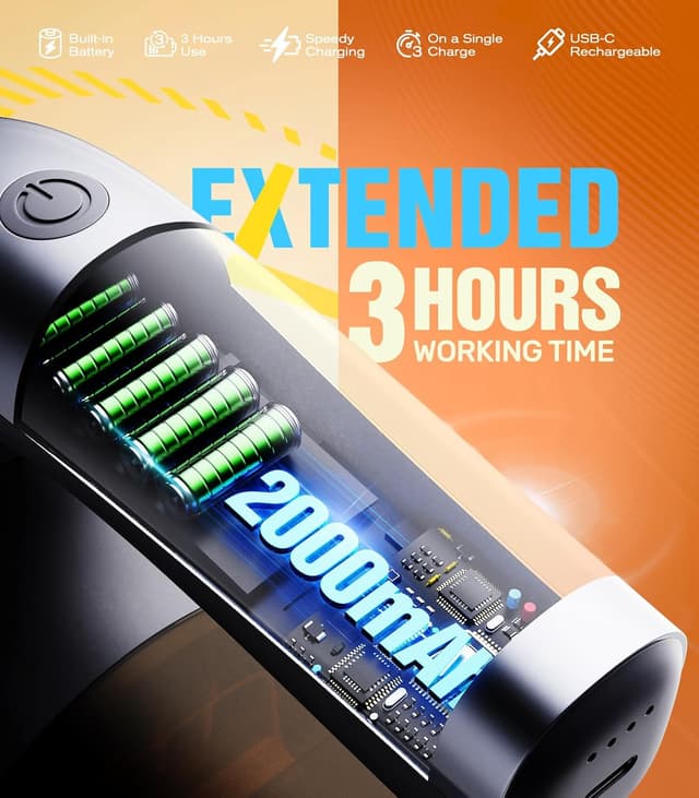 Thumbnail 2 de POPCHOSE Fabric Shaver 2-Speed, USB Rechargeable