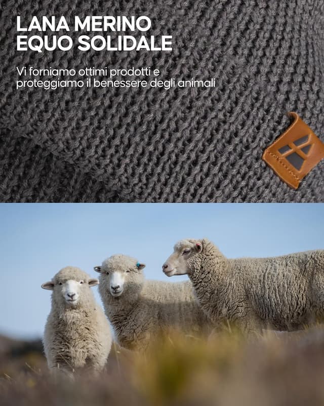 Thumbnail 4 de DANISH ENDURANCE Cappello Lana Merino Beanie