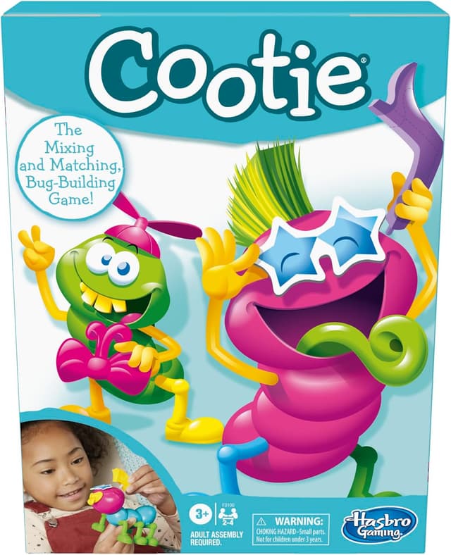 Detalle de Hasbro Cootie Bug-Building Game
