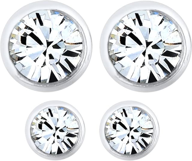 Thumbnail 1 de Elli Pendientes conjunto Plata 925 con cristales