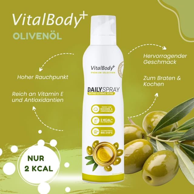 Thumbnail 3 de VitalBody+ DailySpray 2 kcal Ölspray 🫒