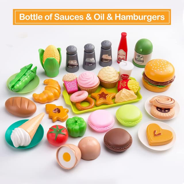 Thumbnail 4 de 130Pcs Kitchen Playset for Toddlers