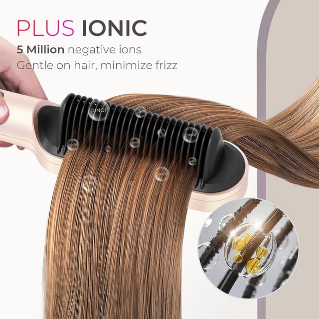 Thumbnail 4 de TYMO Hair Straightener Comb Plus 9-temp hair brush