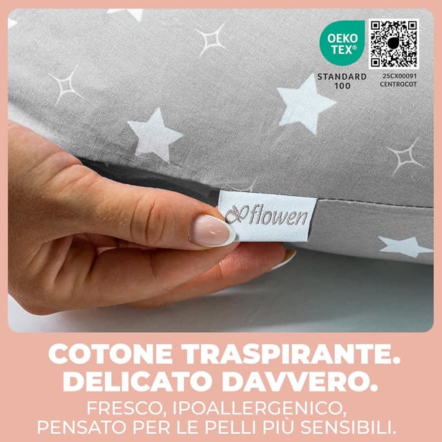 Thumbnail 4 de Flowen Cuscino Allattamento Ciambella 1 🎀