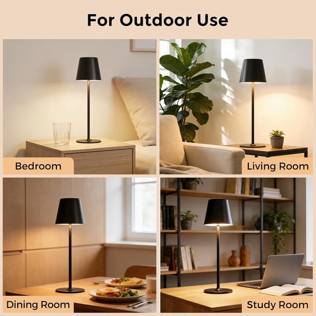 Thumbnail 6 de UPXNBOR LED Tischlampe 2er Set 48 LEDs