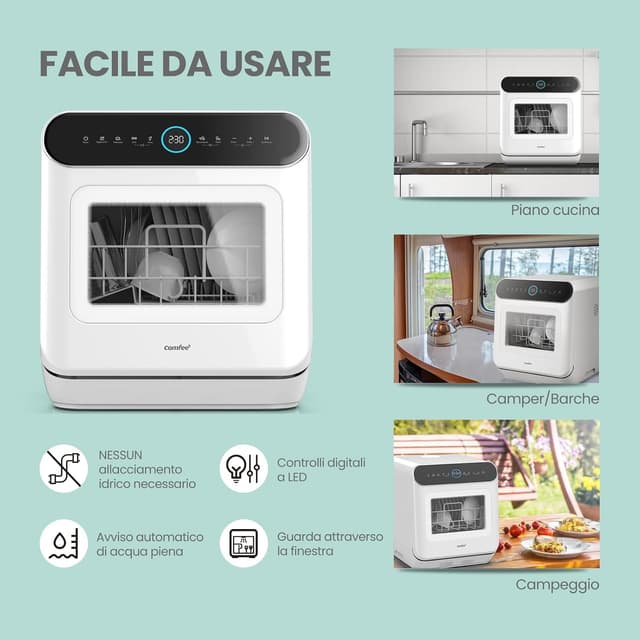 Thumbnail 2 de COMFEE' Mfd42S110W-It Lavastoviglie compatta