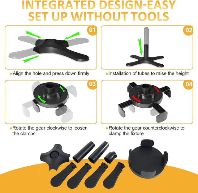 Thumbnail 4 de DOUDING Raised Dog Bowl stand, adjustable heights