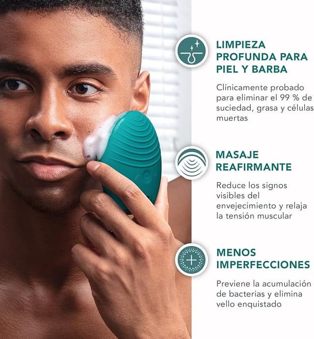 Thumbnail 1 de FOREO LUNA 4 MEN cepillo facial impermeable