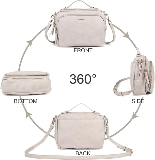 Thumbnail 4 de Gladdon Nude Borsa a tracolla 23,7 cm