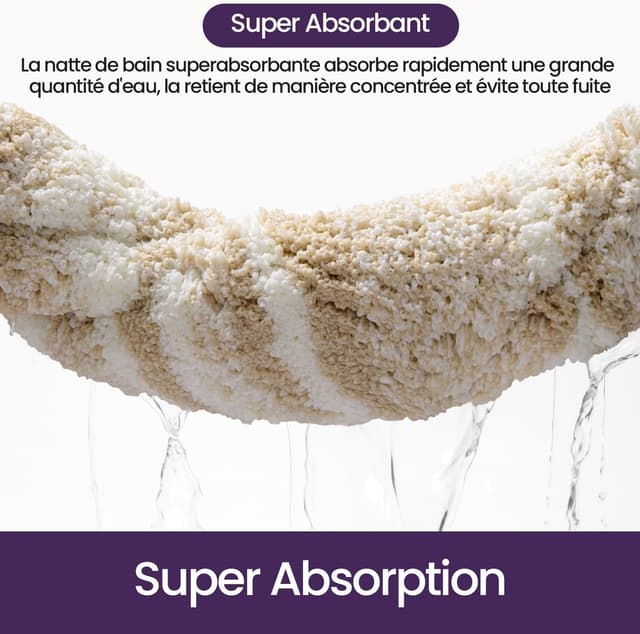 Thumbnail 3 de DEXI Tapis de Bain 60 x 90 cm