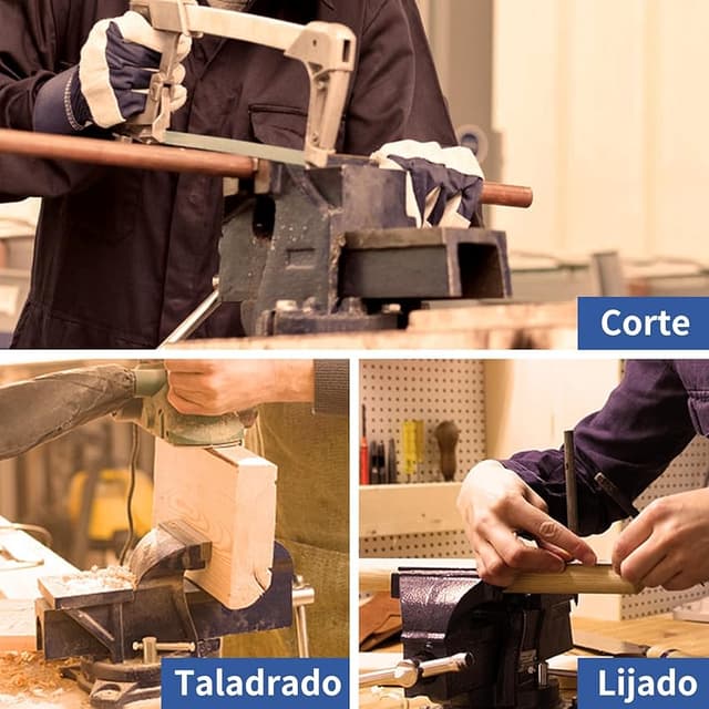 Detalle de HYCHIKA Tornillo de banco 152 mm, hierro fundido 🛠