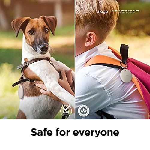 Thumbnail 4 de elago Étui de Base pour AirTag — silicone alimentaire, porte‑clé inclus 🧷