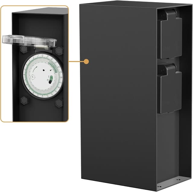 Detalle de Colonne de prises jardin IP44 2 sorties