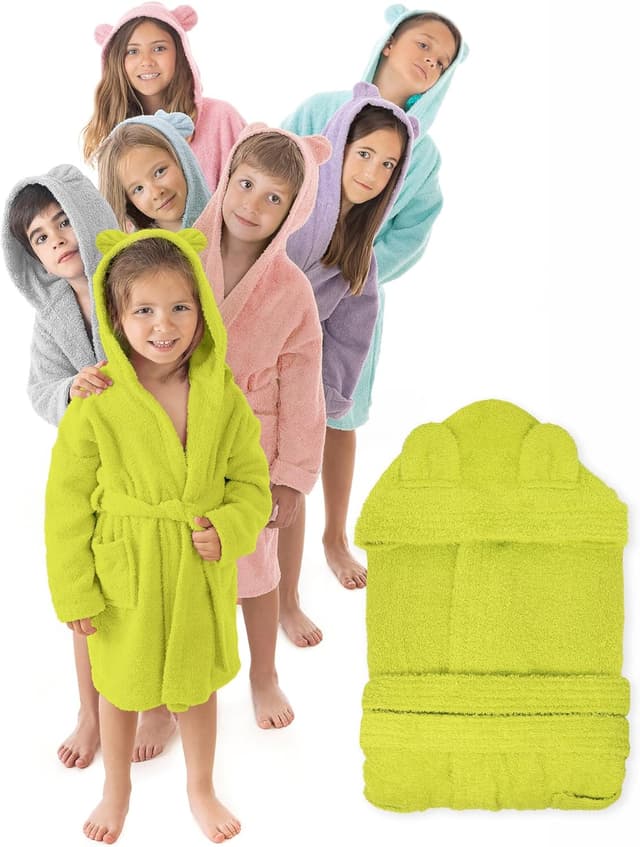 Thumbnail 6 de LEBENGOOD Accappatoio Bambini 100% Cotone