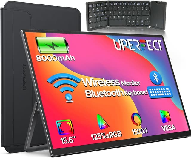 Detalle de UPERFECT Drahtloser Monitor 15,6 Zoll