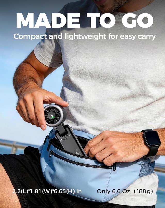 Thumbnail 4 de Diveblues Portable Handheld Fan