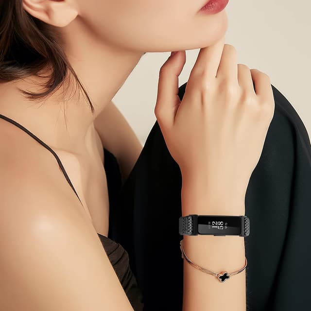 Detalle 2 de SHIJZWD Adjustable Elastic Nylon Watch Strap for Fitbit Inspire 3 / Inspire 2 / Inspire / Inspire HR / Ace 3 / Ace 2