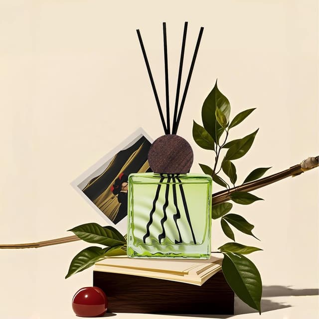 Detalle 2 de DIUFJAG 200 ml Zen Tea Tè Zen diffusore per ambienti con 8 bacchette