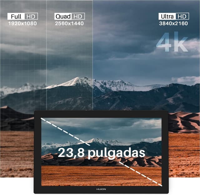 Thumbnail 3 de HUION Kamvas Pro 24 4K: Tableta Gráfica Profesional 🎨