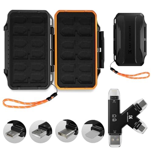 Detalle de K&F CONCEPT Étui 36 emplacements