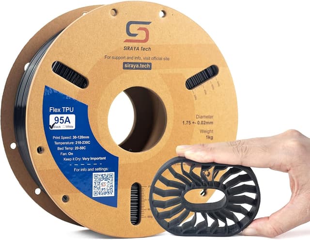 Detalle de Siraya Tech TPU-Filament 1,75 mm (TPU 95A) – weich, flexibel und ISO-10993-geprüft für FDM