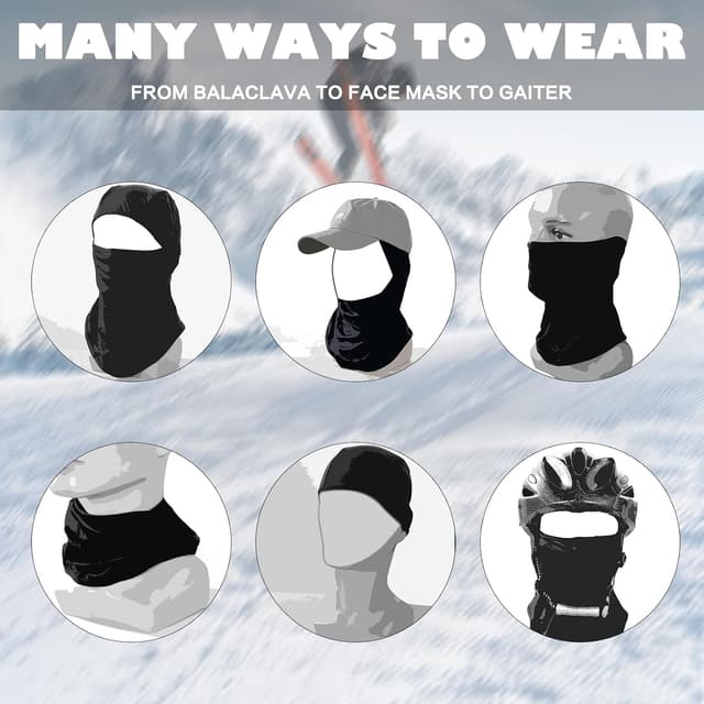 Thumbnail 6 de Achiou Balaclava Sheisty Lightweight Ski Mask
