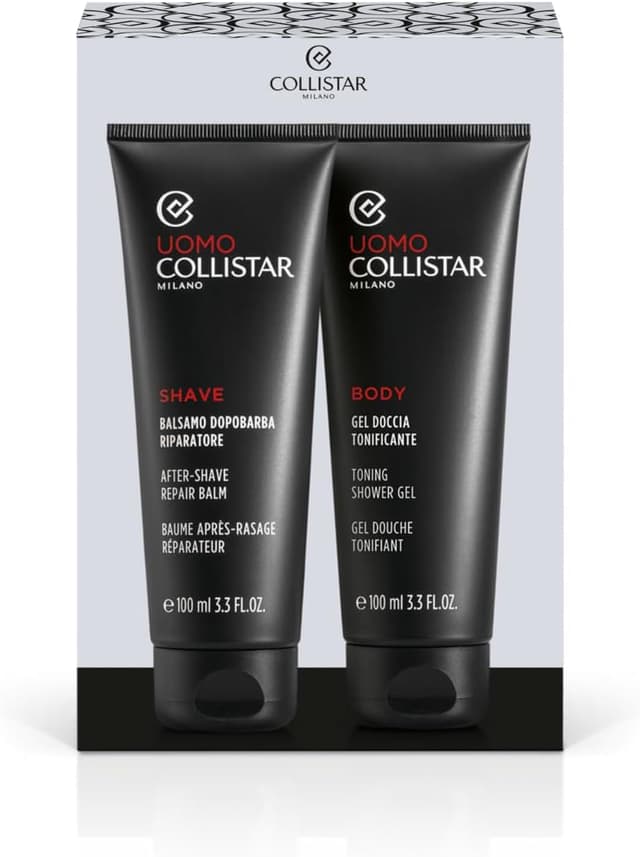 Detalle de Collistar Cofanetto Uomo con balsamo dopobarba riparatore e gel doccia tonificante