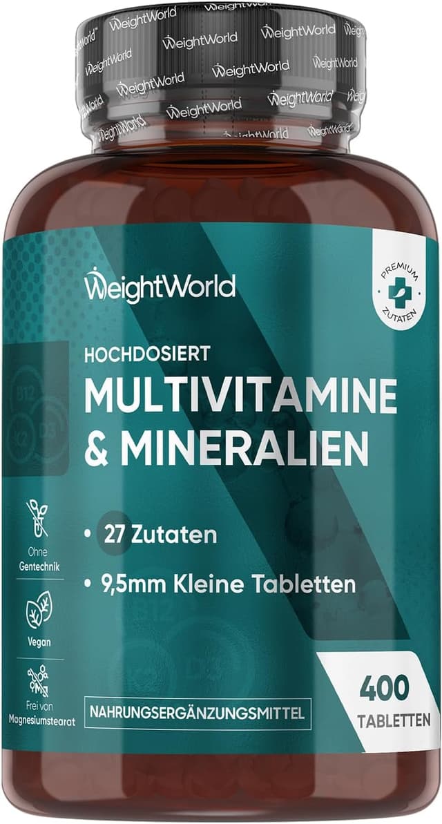 Detalle de WeightWorld Multivitamin Tabletten 400 💊