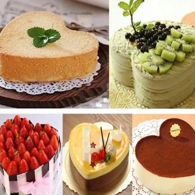 Thumbnail 1 de Backform Herz Set 3 Stück 10/15/20 cm 🍰