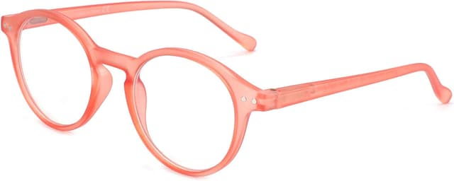 Detalle de ZENOTTIC Blaue-Licht-Blockieren-Brille mit rundem Retro-Rahmen (Leicht, Damen & Herren) – bis zu 90% Blaulicht-Blockierung