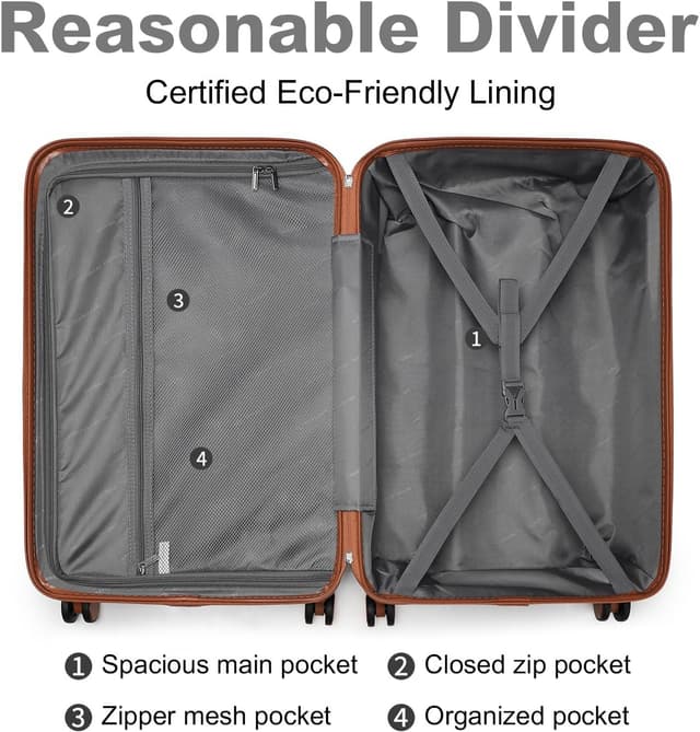 Thumbnail 6 de British Traveller Hartschalenkoffer 91 L, TSA