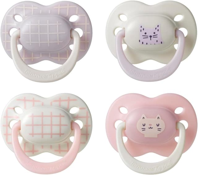 Detalle de Tommee Tippee Ultimate Fit Soother (0-6 Months) Orthodontic Dummy, 4 Pack, BPA Free Silicone
