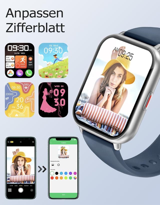 Thumbnail 6 de RUIMEN Smartwatch mit LTE‑Telefonfunktion